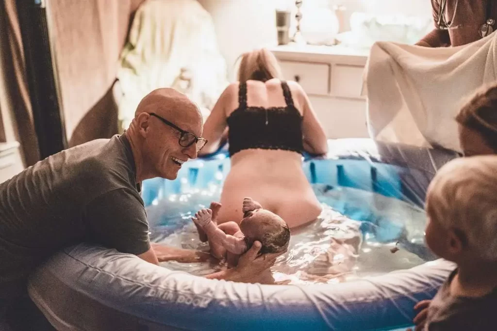 Peaceful water birth experience at Divine Women's Hospital